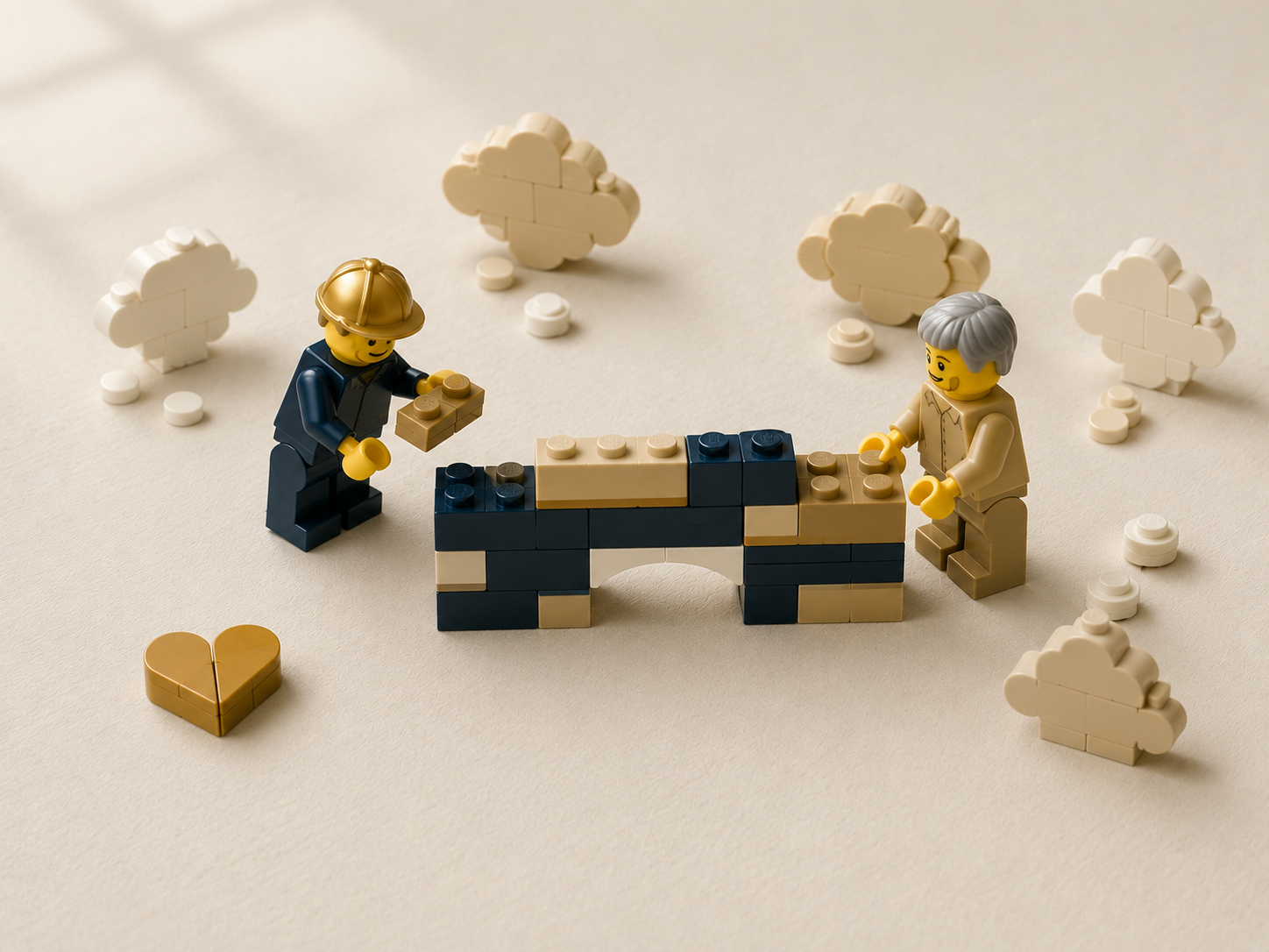 Dinámica de comunicación interna y confianza entre dos personas con LEGO® SERIOUS PLAY® en taller de SM BuildLab